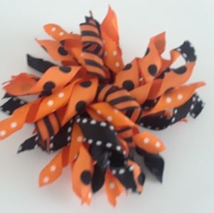 Halloween color korker bow